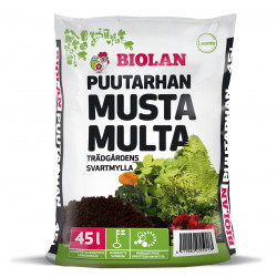 Puutarhan Musta Multa Biolan 65 säkkiä x 45l/lava, 2925 litraa
