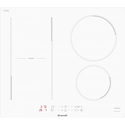 Induktiotaso Brandt BPI164DUW, 580x510mm, valkoinen