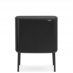 Roska-astia Brabantia Bo Touch, 11+23L, Matt Black