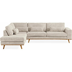 Sohva Copenhagen 4 ist vakosametti vasen beige