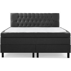 Sänkypaketti Bedly Lucky Polyeetteri Diamant 180x200cm antrasiitti