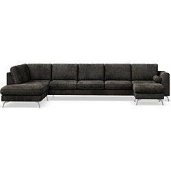 U-sohva Scandinavian Choice Ocean Lyx 6 ist vasen tummanharmaa