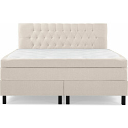 Jenkkisänky Bedly Lucky Kova Memory-patja 160x200cm beige