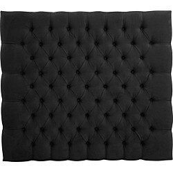 Sängynpääty Drömvik Celine 140cm sametti musta