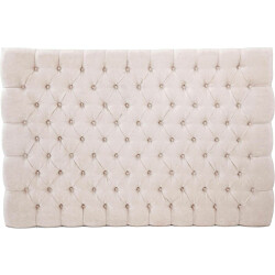 Sängynpääty Drömvik Celine 180cm sametti beige