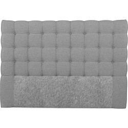 Sängynpääty Berg & Strand Royal 180cm napit vaaleanharmaa