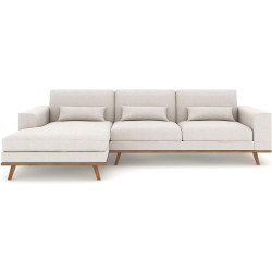 Divaanisohva Copenhagen 3 ist vasen beige