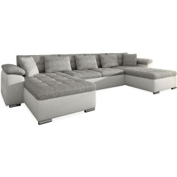 U-Vuodesohva Wicenza 6 ist valkoinen/beige