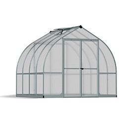Kasvihuone Palram-Canopia Bella, 6m², 8x8ft, hopea