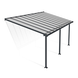 Terassikatos Palram-Canopia Olympia, 3x6m, harmaa