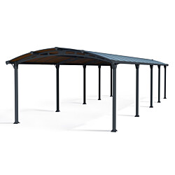 Autokatos Palram-Canopia Arcadia, 38.7m², 3.6x11m, harmaa