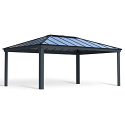 Paviljonki Palram-Canopia Dallas, 26m², 4.3x6m, 14x20ft, harmaa
