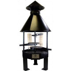 Pihagrilli Carelia Grill® 9K-80 matala musta