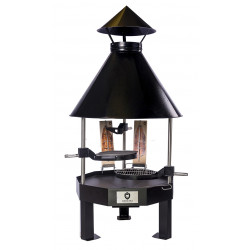 Pihagrilli Carelia Grill® 9K-100 Premium, matala, musta