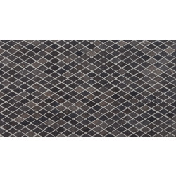 Mosaiikkilaatta Qualitystone Diamond Mini Grey, 35x55mm