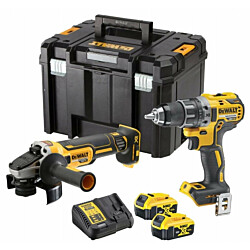 Akkutyökalusarja DeWalt XR DCK2020P2T-QW, 2 työkalua, 18V, 2x5.0Ah akuilla + TSTAK