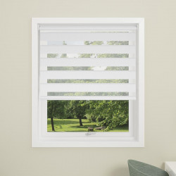 Rullaverho Debel Touch Duo, 60x175cm, taitettu valkoinen
