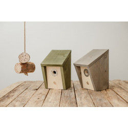 Linnunpönttösetti + hyönteishotelli EcoFurn, puu