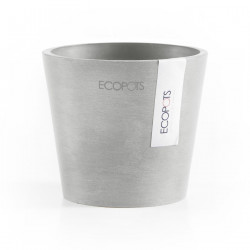 Kukkaruukku Ecopots Amsterdam Mini 10.5cm valkoharmaa