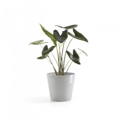 Kukkaruukku Ecopots Amsterdam 40cm valkoharmaa