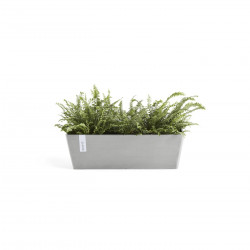 Kukkaruukku Ecopots Bruge 45cm valkoharmaa