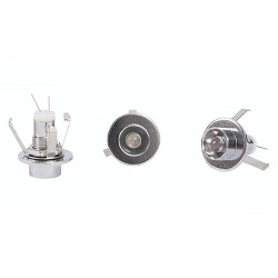 LED-saunavalosarja LED Energie, 9x0.25W, IP54/20, 3500K, hopea