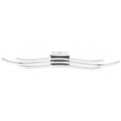 LED-plafondi Eglo Roncade, 26W, 130x45x650mm, IP20, kromi/valkoinen