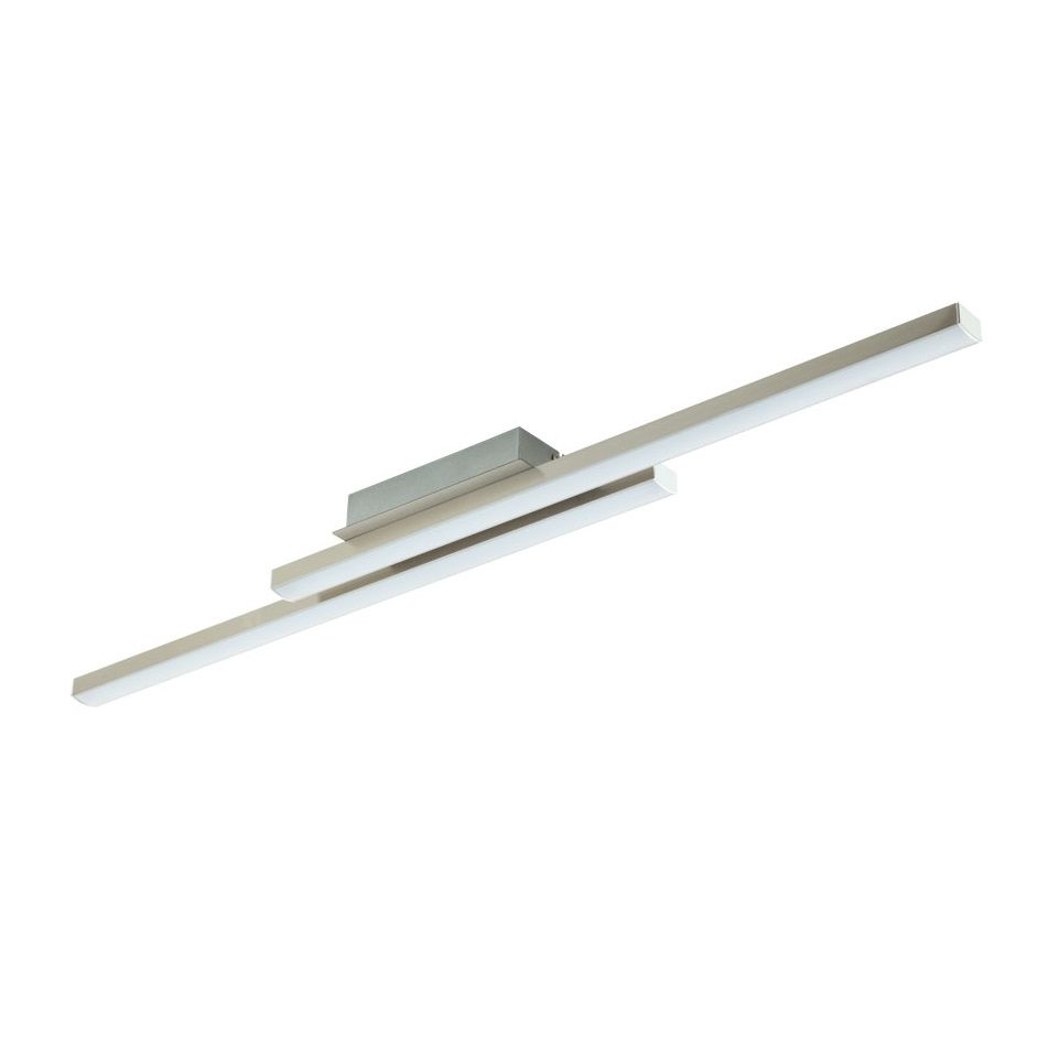 LED-kattovalaisin Eglo Crosslink Fraioli-C, 2x17W, 1055x120x65mm, IP20, harjattu teräs/valkoinen