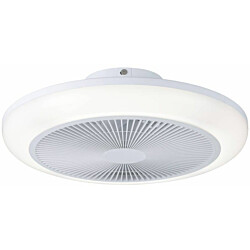 Tuuletinvalaisin Eglo Sayulita RGB Ø46cm, 2700-6500K, IP20, valkoinen/harmaa