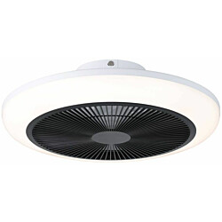 Tuuletinvalaisin Eglo Sayulita RGB Ø46cm, 2700-6500K, IP20, valkoinen/musta