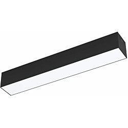 LED-seinä-/kattovalaisin Eglo Salitta, ulos, musta/valkoinen, 38cm, 9W