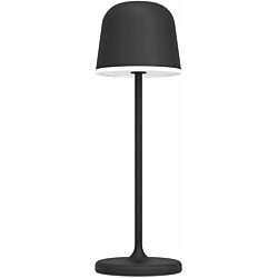 LED-ulkopöytävalaisin Eglo Mannera, ladattava, musta