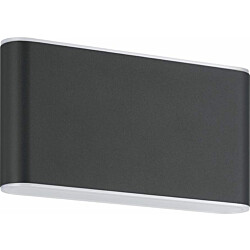Ulkoseinävalaisin Eglo Grutti LED CCT 17.5cm antrasiitti
