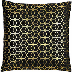 Koristetyyny Eglo Living Singu, 45x45cm, musta/kulta