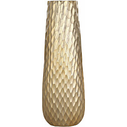Metallivaasi Eglo Living Nilgaut, 40.5cm, harjattu messinki