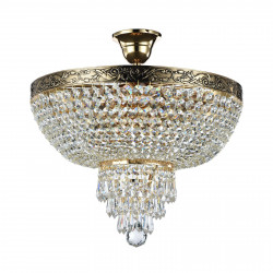 Kristallivalaisin Maytoni Diamant Crystal Palace 05-G, 400mm, antiikkikulta