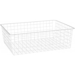 Lankakori Elfa ulosvedettävään kehykseen, 60x40x18, valkoinen