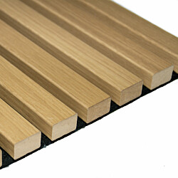 Akustiikkalevy/rimapaneeli Ewona, 600x2700mm, tammiviilu