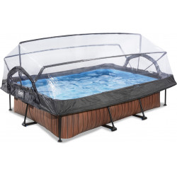 Uima-allassetti Exit Timber, 150x220cm, 12V, puukuvio, sis. kupu