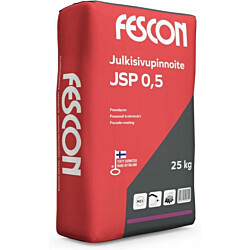Julkisivupinnoite Fescon JSP 0,5 mm valkoinen 25 kg