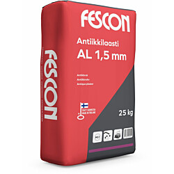 Antiikkilaasti Fescon AL 1,5 mm valkoinen 25 kg