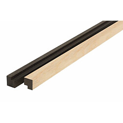 Reunalista Fibrotech Unika -akustiikkalevyille, 3000mm, saarni