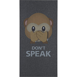 Akustiikkataulu Fibrotech Art Acoustic Don't Speak Abe, 9x600x1200mm, tummanharmaa