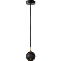 Riippuvalaisin Lucide Favori Ø9cm, musta