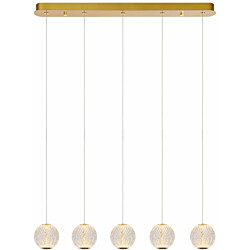LED-riippuvalaisin Lucide Cintra 5xLED, 4.7W 2700K, kirkas