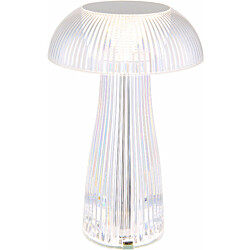 Pöytävalaisin Globo Gixi 15cm, CCT, USB, kirkas