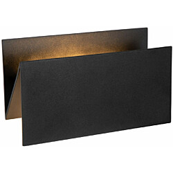 LED-ulkoseinävalaisin Lucide Swindon, 16W 2700K, IP54, musta