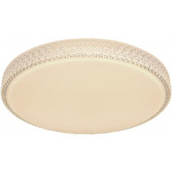 LED-kattovalaisin Globo Ovi, CCT, Ø60cm, valkoinen + kaukosäädin