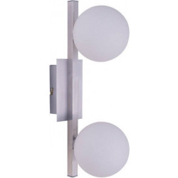Kattovalaisin Globo New Design, 2x40W, 230V, 2700K, IP20, harjattu alumiini