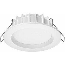 LED-alasvalo FocusLight Onno, 3 CCT, IP44/IP20, valkoinen